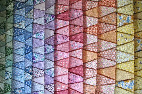 30's Reproduction Tumbler Quilt Strips