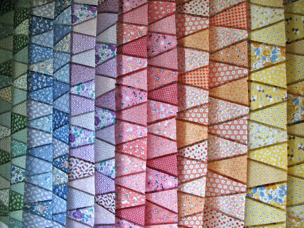 30's Reproduction Tumbler Quilt Strips