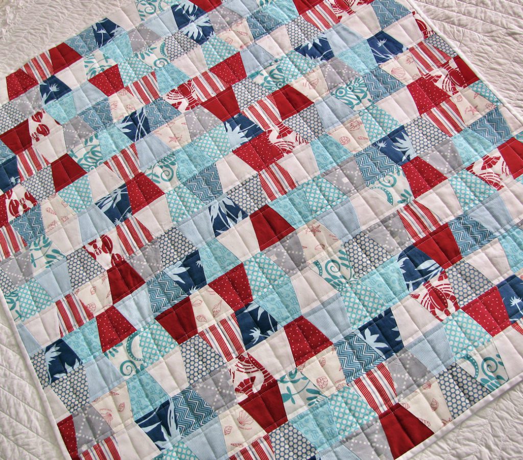 Completed Nautical Tumbler Quilt