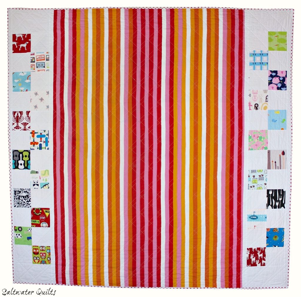 Back of I Spy Quilt