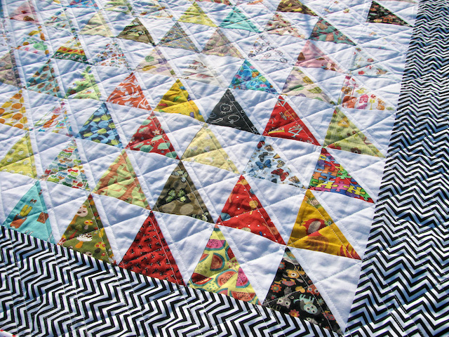 Quilted I Spy Quilt at the Beach