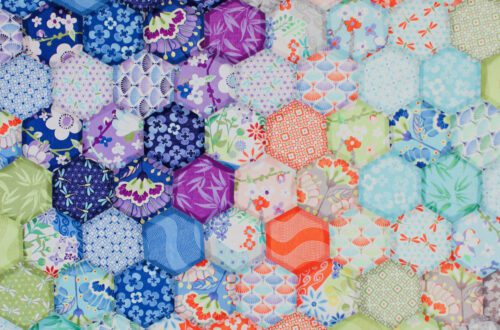 Good Fortune Hexi Quilt Top