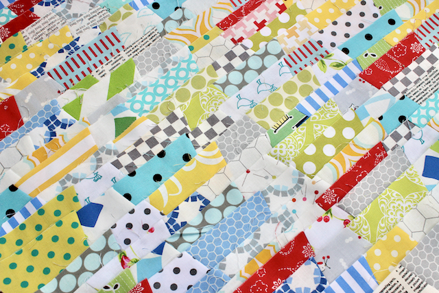 Stacks of Quilt Tumbler Blocks