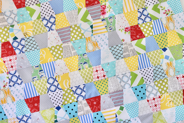 AccuQuilt Tumbler Scrappy Quilt Top