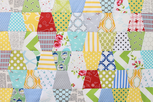 Tumbler Quilt Top