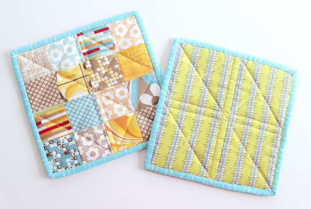 Boho Quilted Potholders