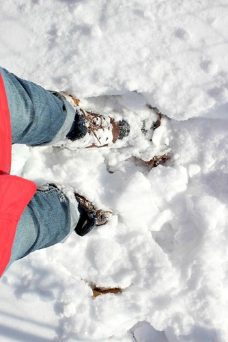 Boots in Snow