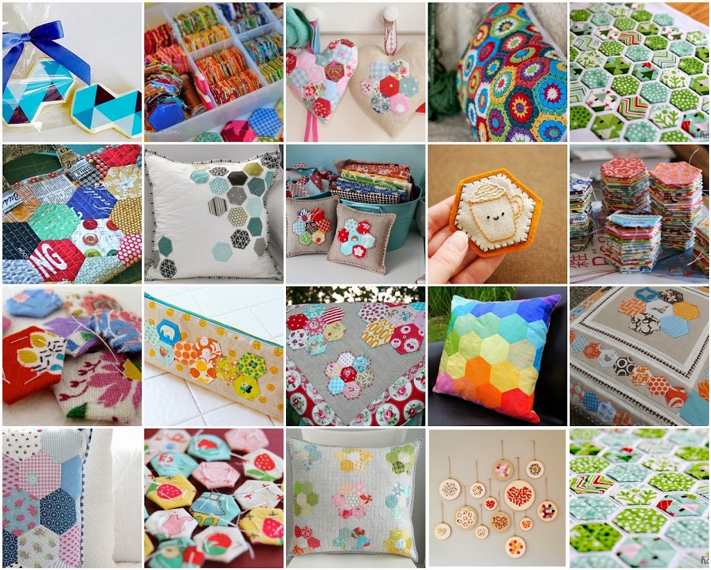 Mini Hexagon Project Collage