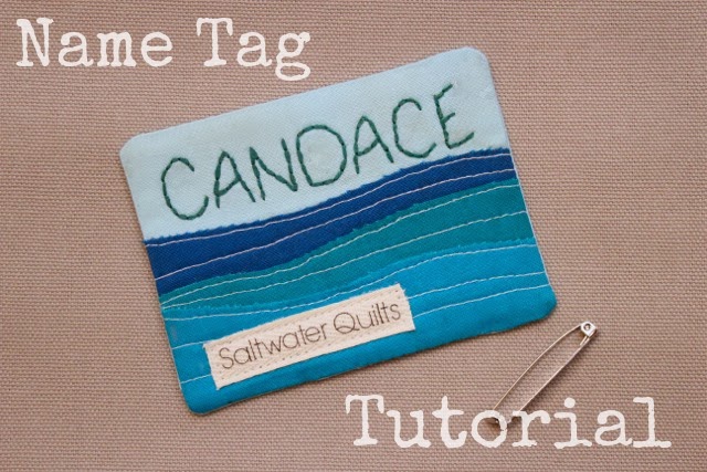 Name Tag Sewing Tutorial